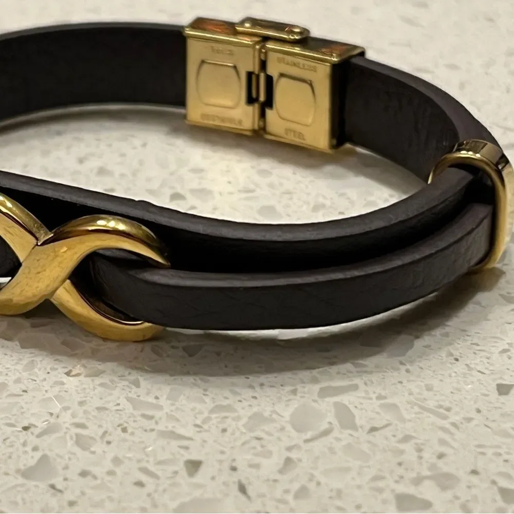 Men Infinity Decor Bracelet PU for Jewelry Gift and for a Stylish Look - Picture 8 of 13